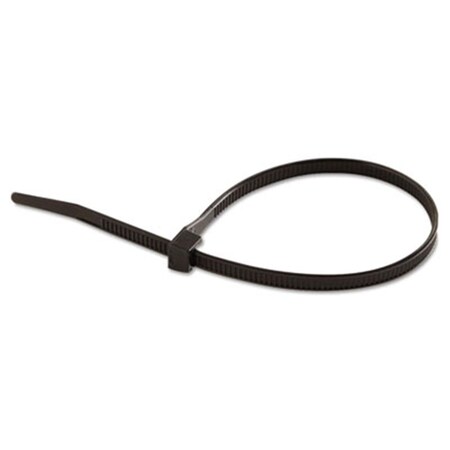 Pen2Paper Cable Tie, 8 in L, 2 in Max Bundle Dia., Black, Nylon 6/6, 75 lb Strength PE2524686
